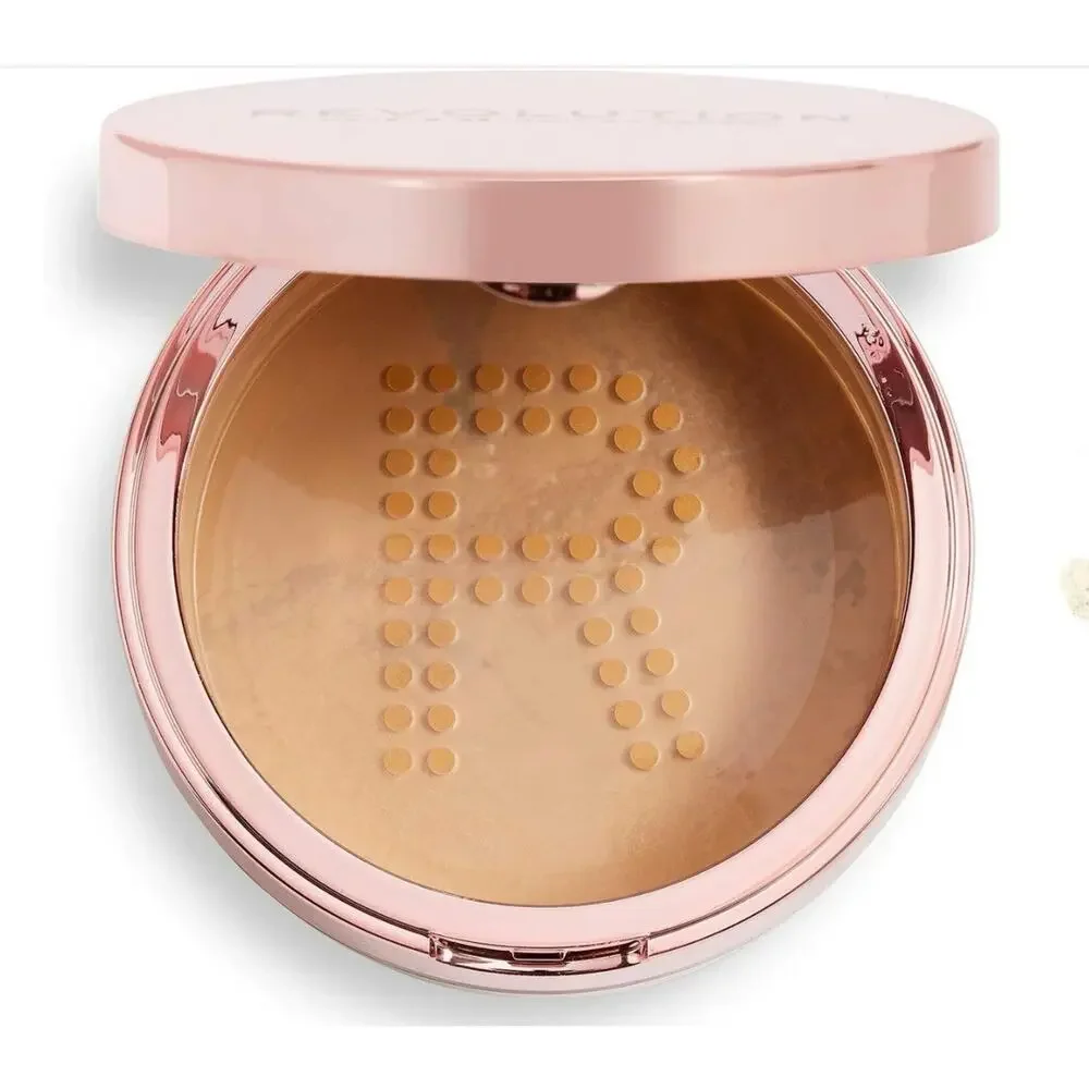Makeup Revolution Conceal & Fix Loose Setting Powder Deep Honey 0.45oz